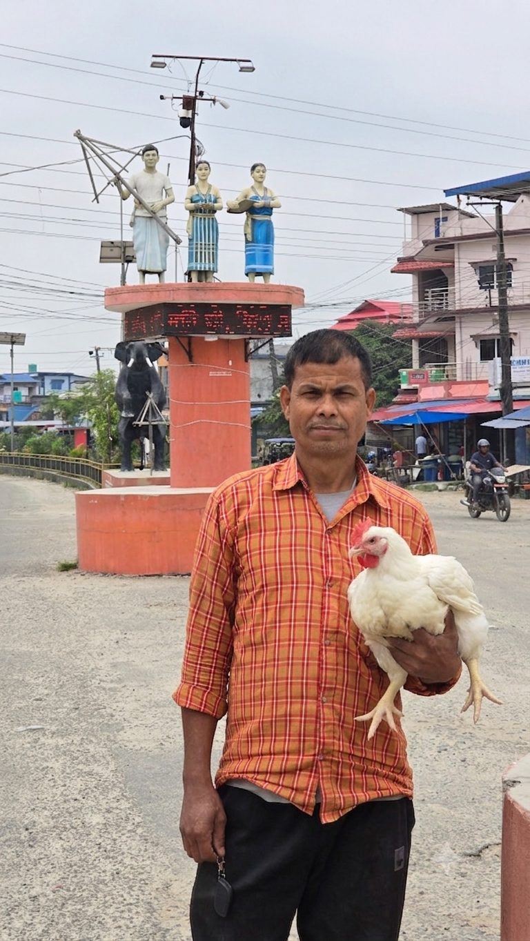 Farmer at Basnet Krishi Farm